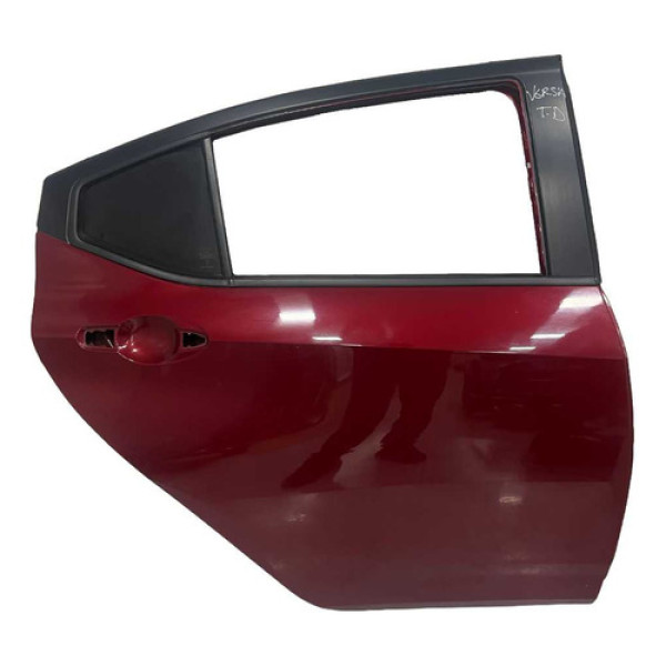 Porta Traseira Direita Nissan Versa Advance 2023 2024 Traseira Direita Vermelho