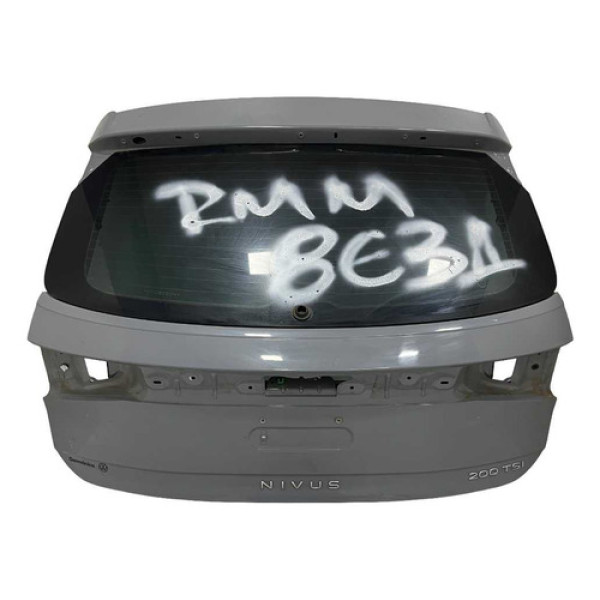 Tampa Traseira Porta Malas Volkswagen Nivus 200 Tsi 2020 Cinza