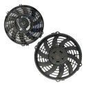 Eletro Ventilador Universal 10 Pás 12v Detalhe Preto