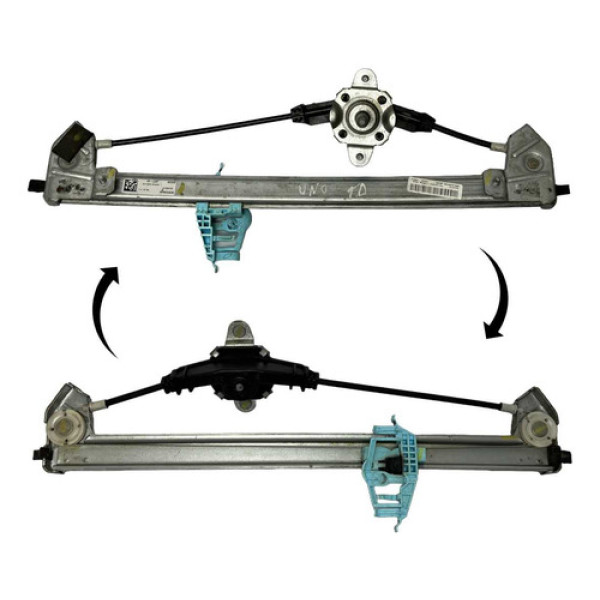 Máquina Vidro Manual Traseiro Direito Fiat Uno 2018 