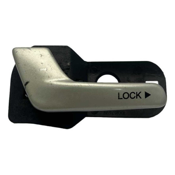 Maçaneta Interna Traseira Esquerda Palio Siena 2006 Detalhe Cinza