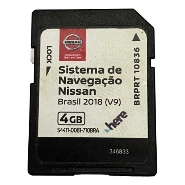 Cartão Sd Navegação Gps Nissan Kicks 2022 2025 