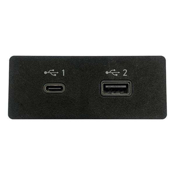 Tomada Usb Usb-c Nissan Versa 2023 2024 Preto