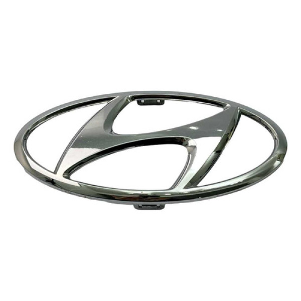 Emblema Parachoque Dianteiro Hb20 2020 2021 Detalhe Prata