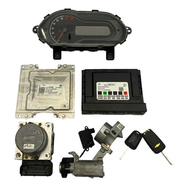 Kit Code Módulo Injeção Chevrolet Onix 1.0 2019