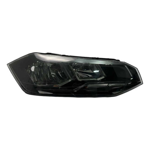 Farol Direito Máscara Negra Polo Virtus 2018 2022 Detalhe Direito/passageiro