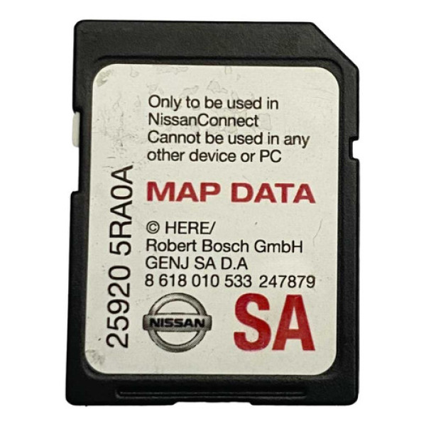 Cartão Sd Gps Navegação Nissan Kicks 2016 2017 Preto