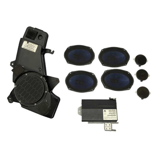 Kit Som Alto Falante Subwoorfer Beat Jeep Compass 2022 Preto