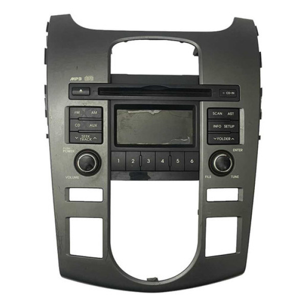 Multimídia Moldura Kia Cerato 2009 2012 Preto