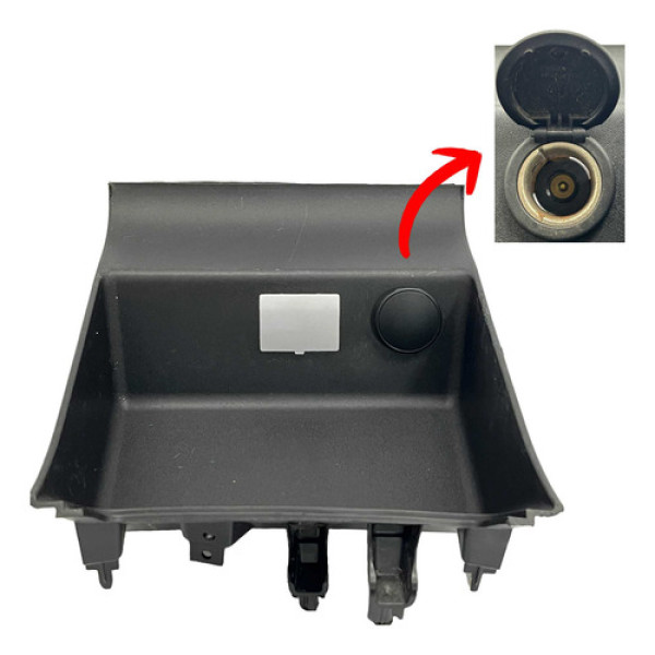 Acabamento Tomada 12v Console Fusion Titanium 2.0 2016 2017