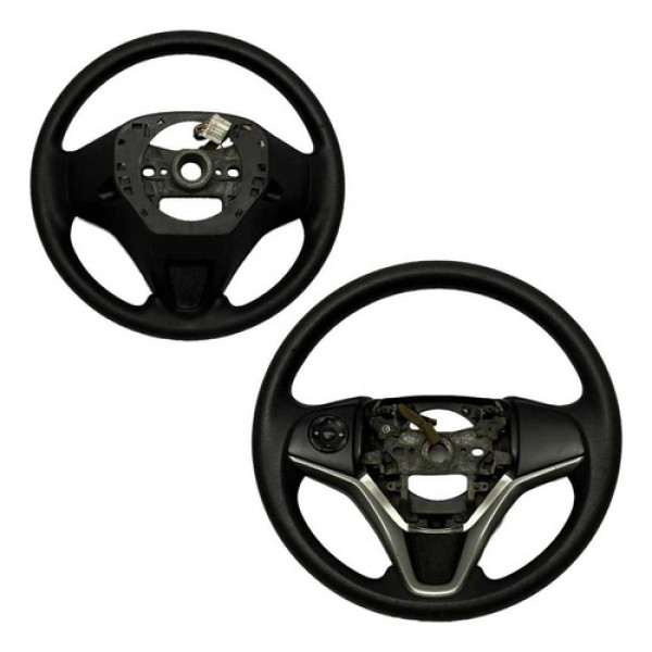 Volante Direção C Mídia Honda Hrv 2015 2016 2017 Preto