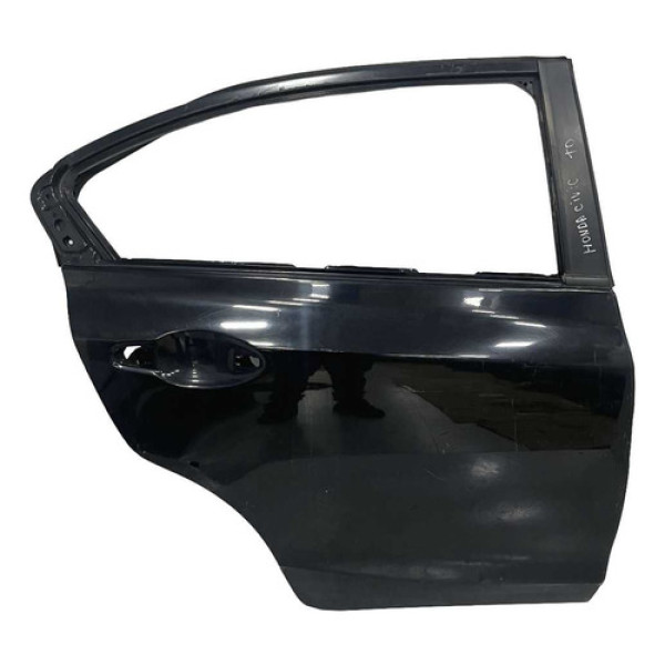 Porta Traseira Direita Honda Civic 2012 2016 Traseira Direita Preto