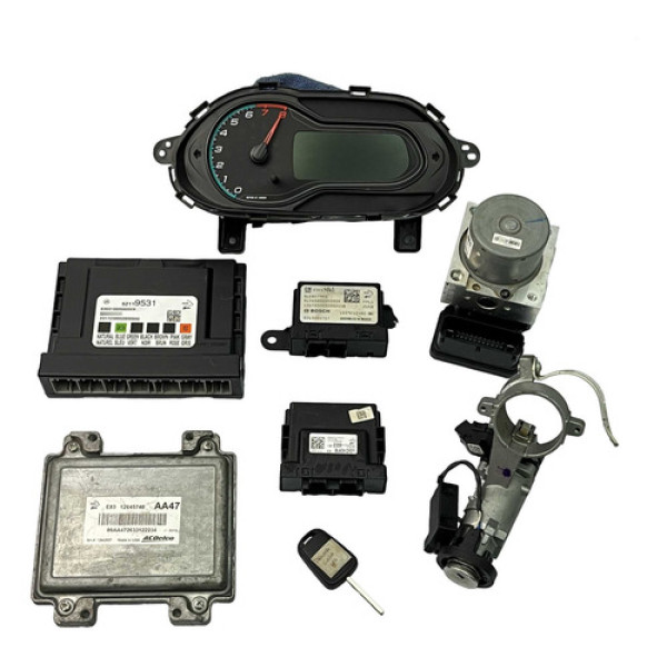 Kit Code Módulo Injeção Gm Prisma Onix 1.4 Aut 2013 2015