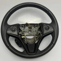 Volante Direção Couro C Mídia Chamada Honda Hrv 2018 Detalhe