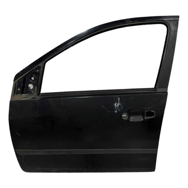 Porta Dianteira Esquerda Ford Fiesta 2003 2014 Dianteira Esquerda Preto