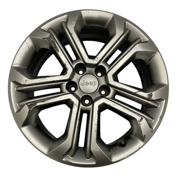Roda Liga Leve Aro 18 5 Furos Jeep Compass 2022 2024 Prata