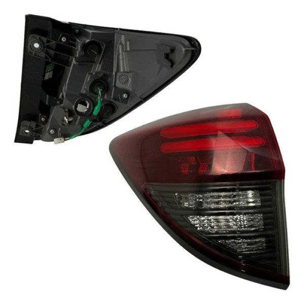 Lanterna Traseira C/ Led Esquerda Honda Hrv 2017 2021  Esquerdo/motorista Vermelho