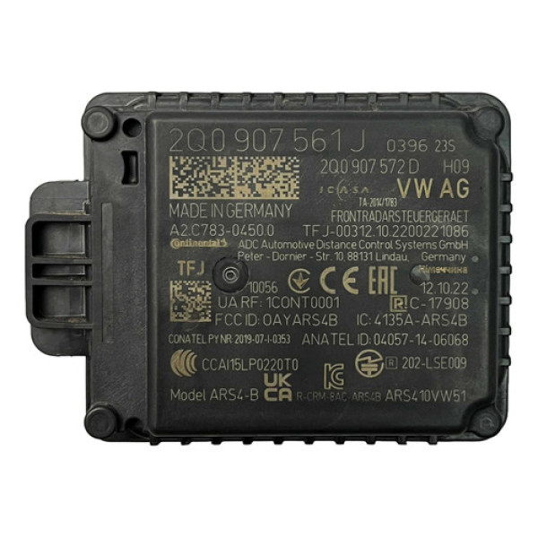 Módulo Acc Sensor Distância Nivus 2023 2024 | 2q0907561j