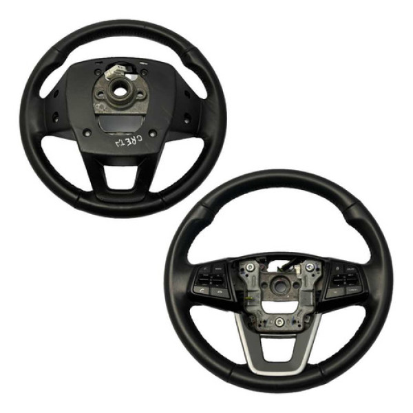 Volante Direção Couro Mídia Chamada Hyundai Creta Attitude 