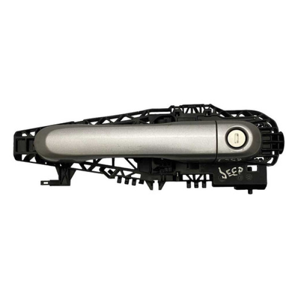 Maçaneta Externa Direita Esquerda Jeep Renegade 2015 2025 Prata Dianteira