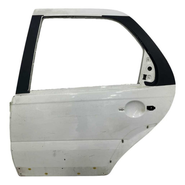Porta Traseira Esquerda  Fiat Palio Weekend 2014 Branco Traseira Esquerda