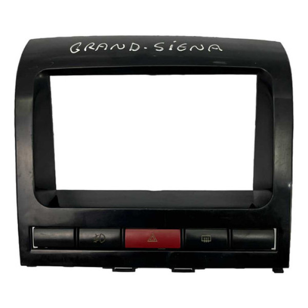 Moldura Painel Midia Botão Pisca Alerta Palio Pitbull 2008