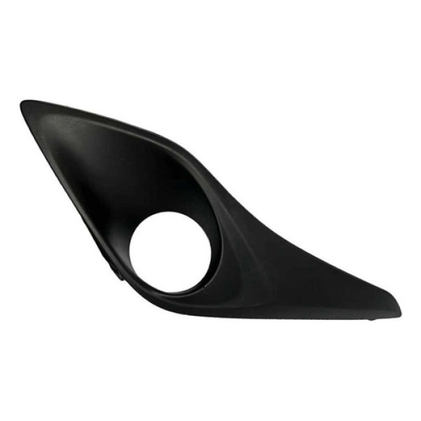 Moldura Farol Milha Neblina Esquerdo Yaris Sedan 2019 2022 Preto Esquerdo