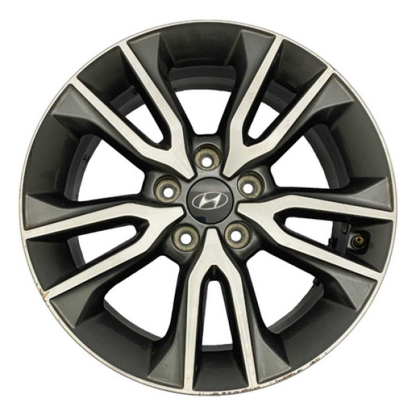 Roda Liga Leve Aro 17 5 Furos Hyundai Creta 2018 2019 Cinza