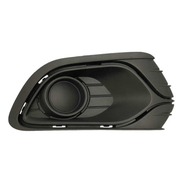 Moldura Farol Milha Direita Renault Sandero 2015 2016 Preto Direito