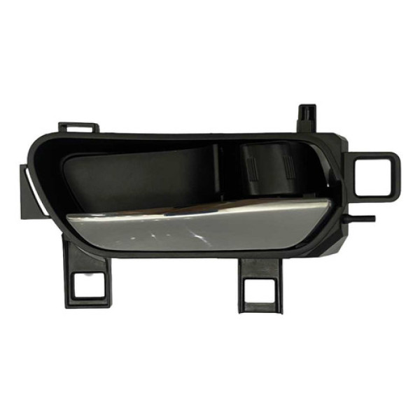 Maçaneta Interna Dianteira Direita Nissan Kicks 2016 Detalhe Prata