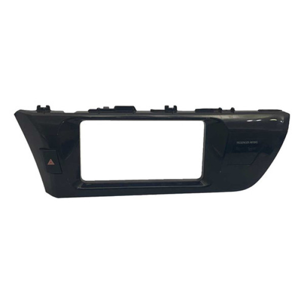 Moldura Painel Botão Alerta Toyota Corolla 2015 2016 Preto