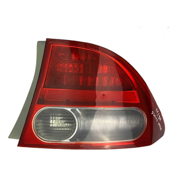 Lanterna Direita Paralela Honda New Civic 2008 2011 Direito/passageiro Vermelho
