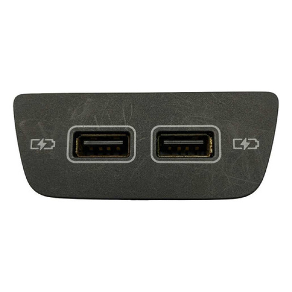 Entrada Adaptador Duplo Usb T-cross 2022 2024 2g0035954 Preto