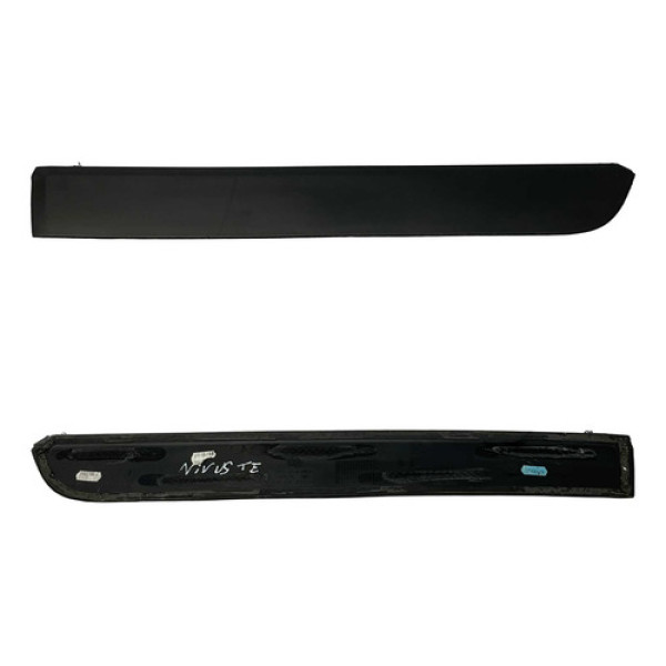 Friso Moldura Porta Traseira Esquerda Nivus 2021 | 2g5854943 Preto