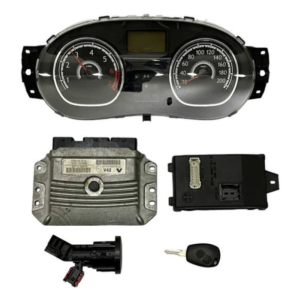 Kit Code Módulo Injeção Renault Logan Sandero 2009 2014