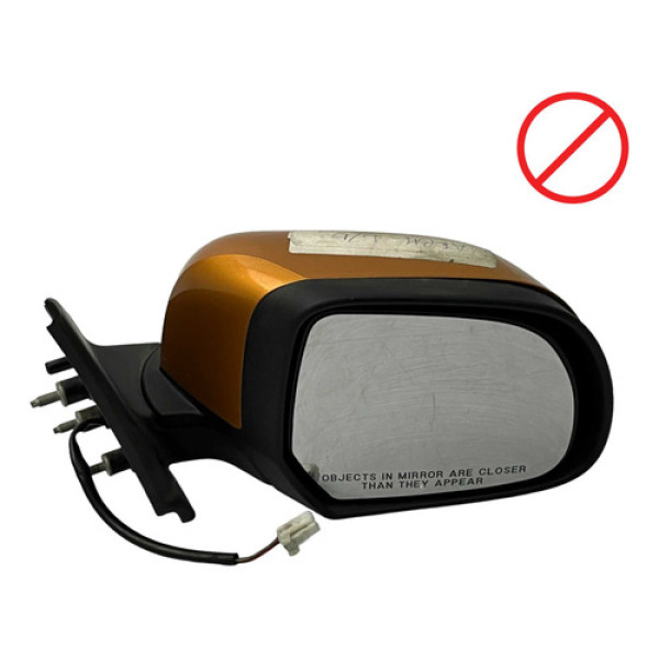 Retrovisor Elétrico Direito C Seta Nissan March 2013 Detalhe