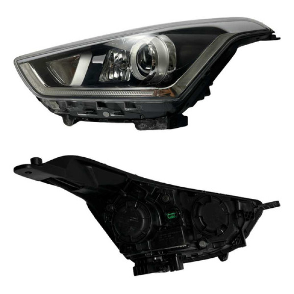 Farol Esquerdo S/led Hyundai Creta 2017 2020 Detalhe - Esquerdo/motorista