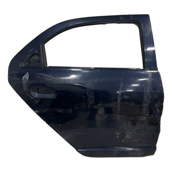 Porta Traseira Direita Chevrolet Cobalt 2011 2019   Detalhe Azul Direita Traseira