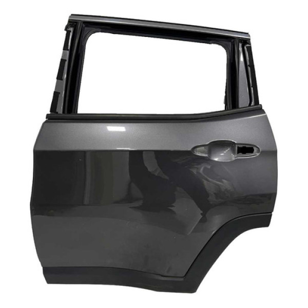 Porta Traseira Esquerda Jeep Compass 2020 2021 2022 A 2025 Preto Traseira Esquerda