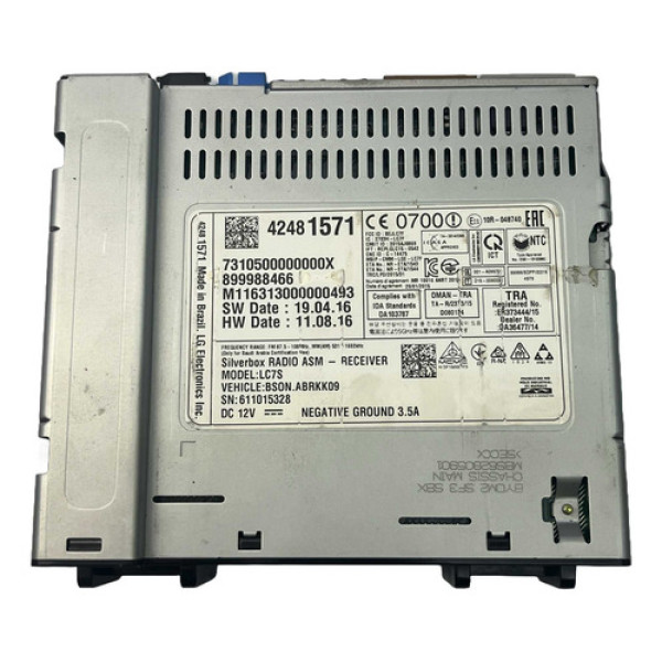 Módulo Receptor Chevrolet S10 2017 | 42481571