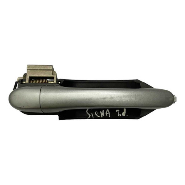 Maçaneta Externa Traseira Direita Fiat Siena 2009 2012 Cinza Traseira