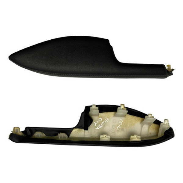 Apoio Braço Soft Touch Traseira Esquerda Honda City 2015/21 Preto