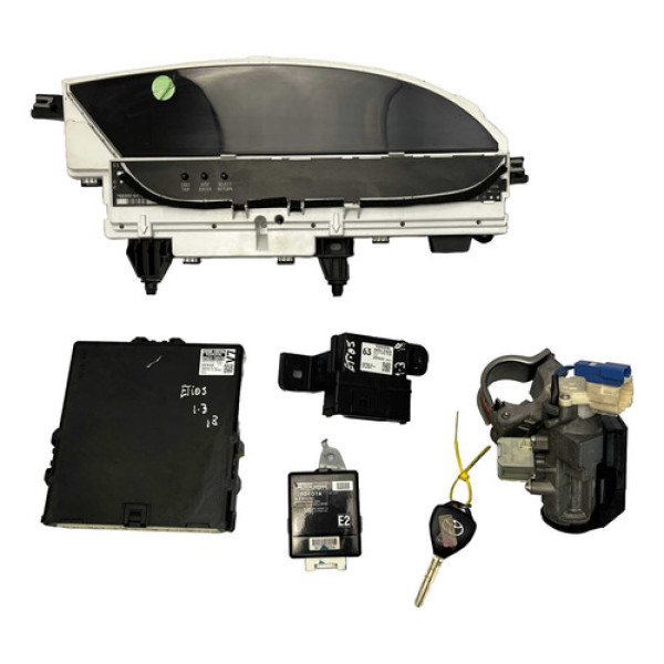 Kit Módulo Injeção Toyota Etios 1.3 16v Aut 2018 896610dv70