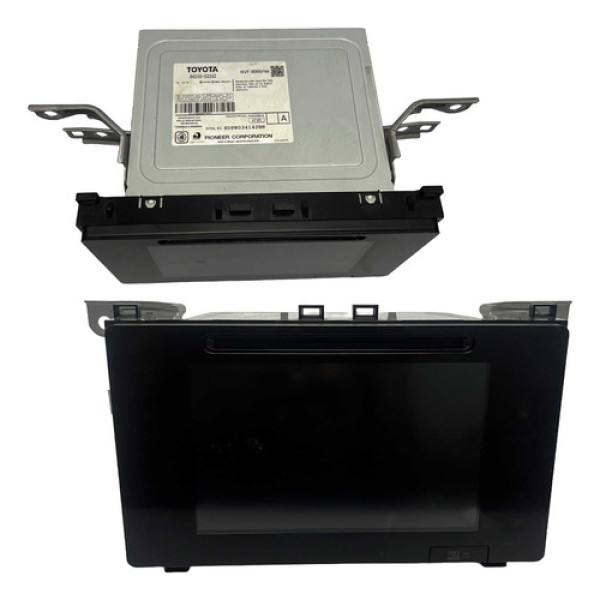 Central Multimídia Toyota Corolla 2019 2020 | 8610002262 Preto