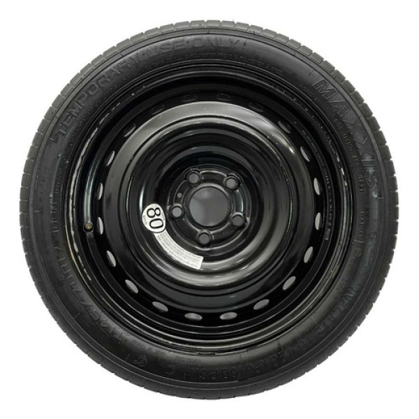 Roda Estepe Fino Aro 17 5 Furos T145 70r17 Jeep Compass 2017 Preto