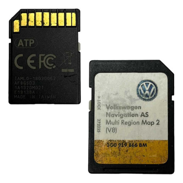 Cartão Sd Multimídia Volkswagen Golf Tiguan 2018