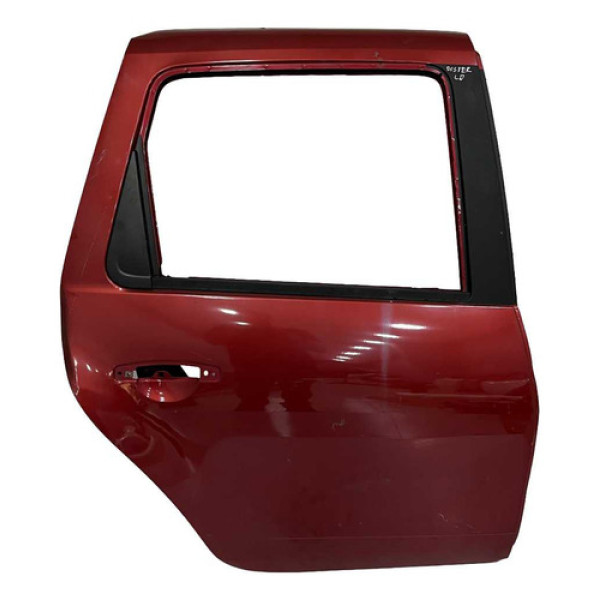 Porta Traseira Direita Renault Duster 2012 2018 Detalhe Traseira Direita Vermelho
