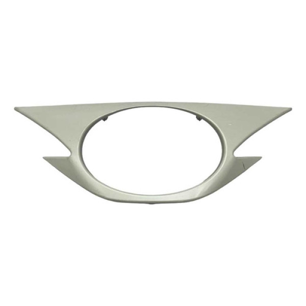 Moldura Grade Radiador Emblema Toyota Yaris 1.5 Xls 2019 Prata Brilhante