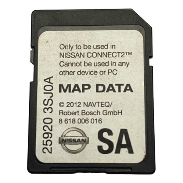 Cartão Sd Gps Navegação Nissan Sentra 2015 2017 2019 2020