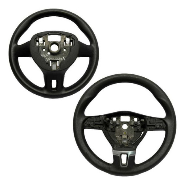 Volante Direção Volkswagen Gol Polo Fox Crossfox 2010 2016 Preto
